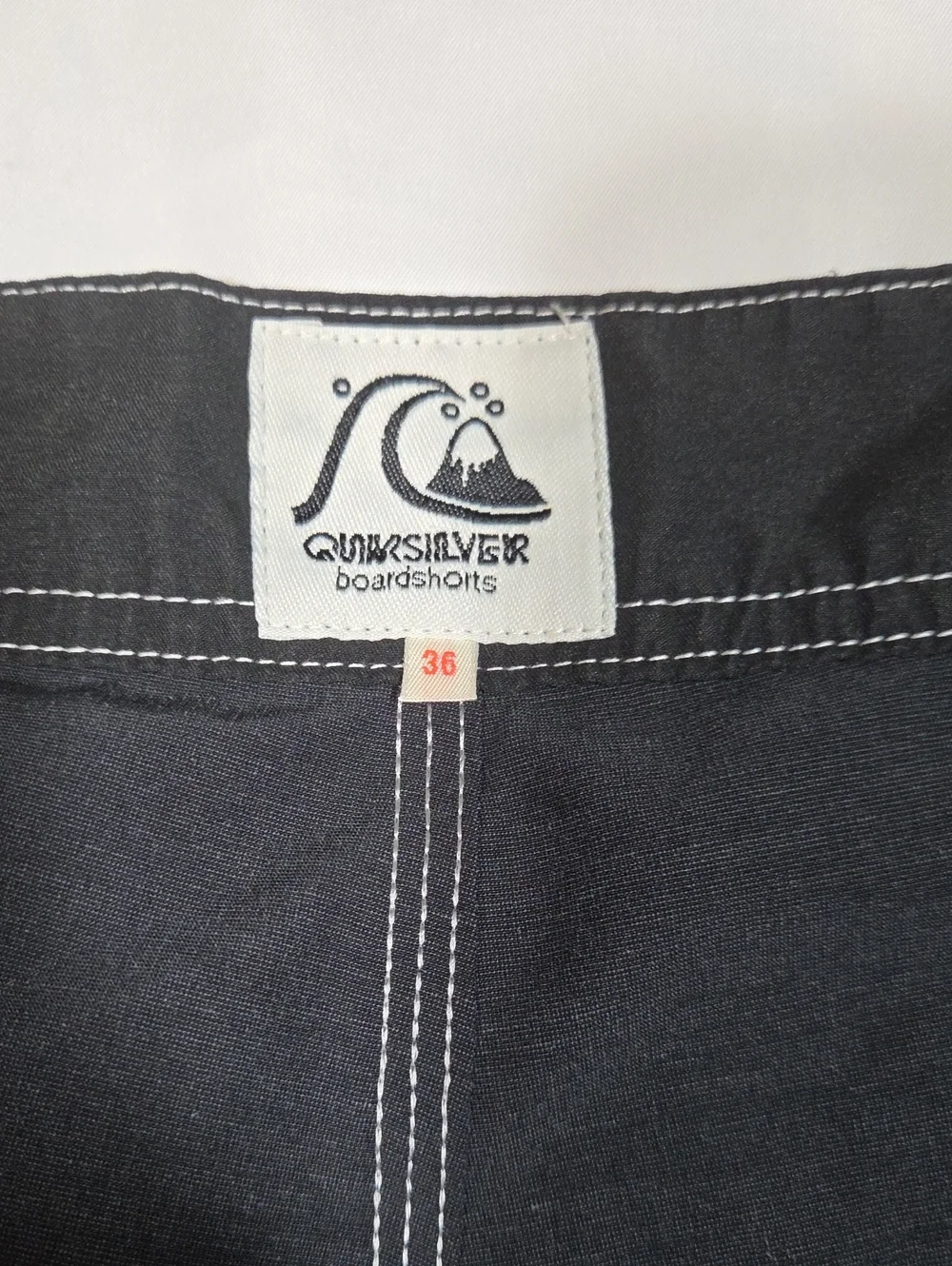 Quiksilver Black And Checkered Board Shorts Size 36